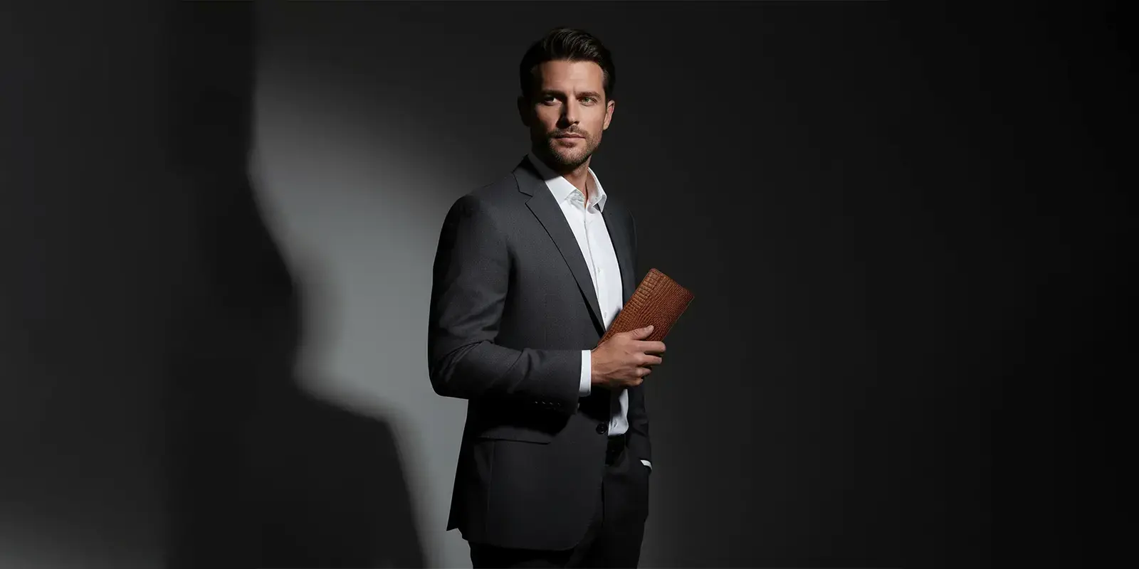 خرید کیف پول کتی مردانه طرح رهام محتوا