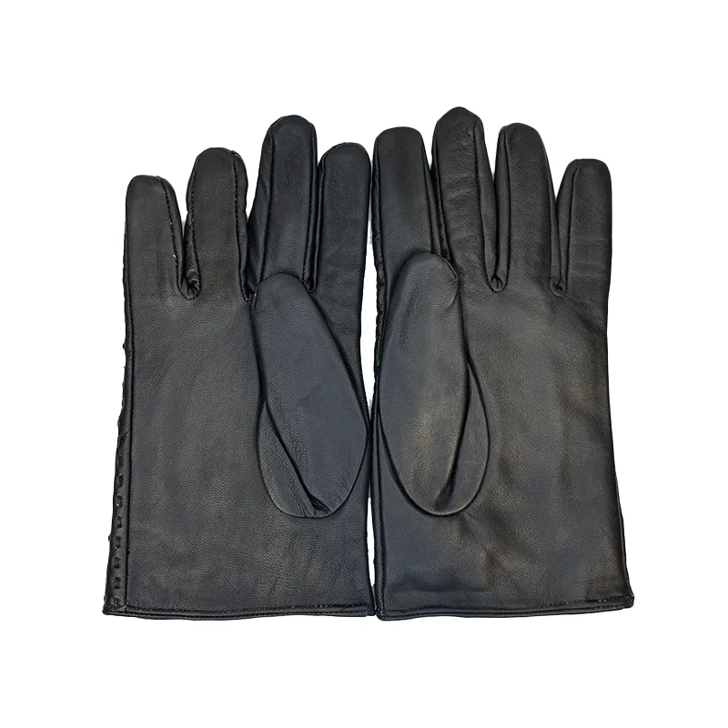 دستکش چرم مردانه کد 004
