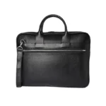 کیف اداری مردانه طرح رامتین چرم فلوتر مشکی - Image 2