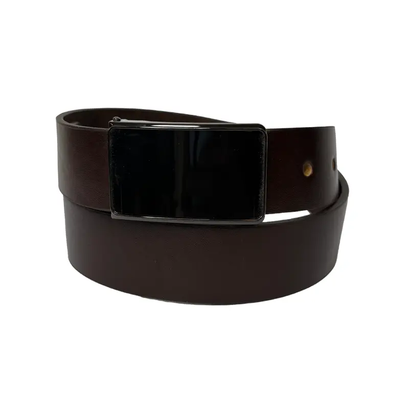 کمربند مجلسی چرم ساده 3.5 سانت چرم طبیعی