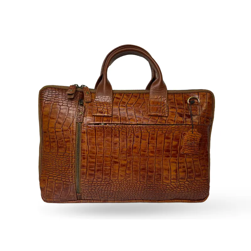 کیف اداری طرح آی تک چرم طبیعی