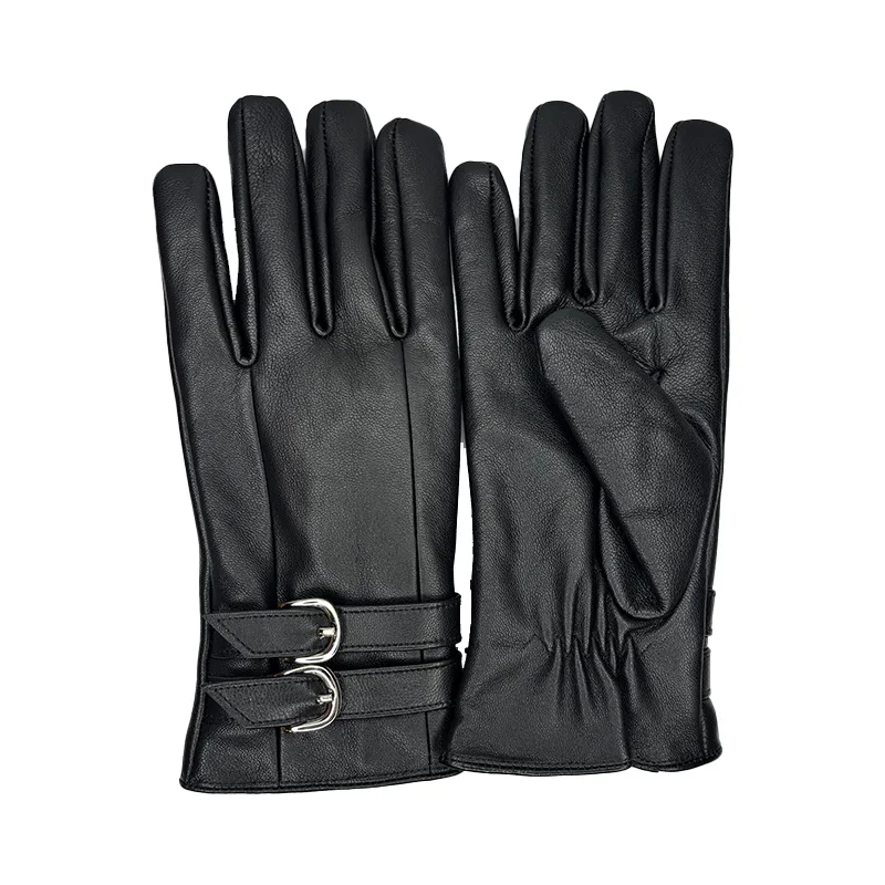 دستکش چرم زنانه کد R03