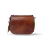 کیف دوشی زنانه طرح رستا متوسط چرم فلوتر - Image 3