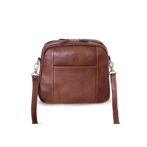 کیف دوشی چرم طرح رونا