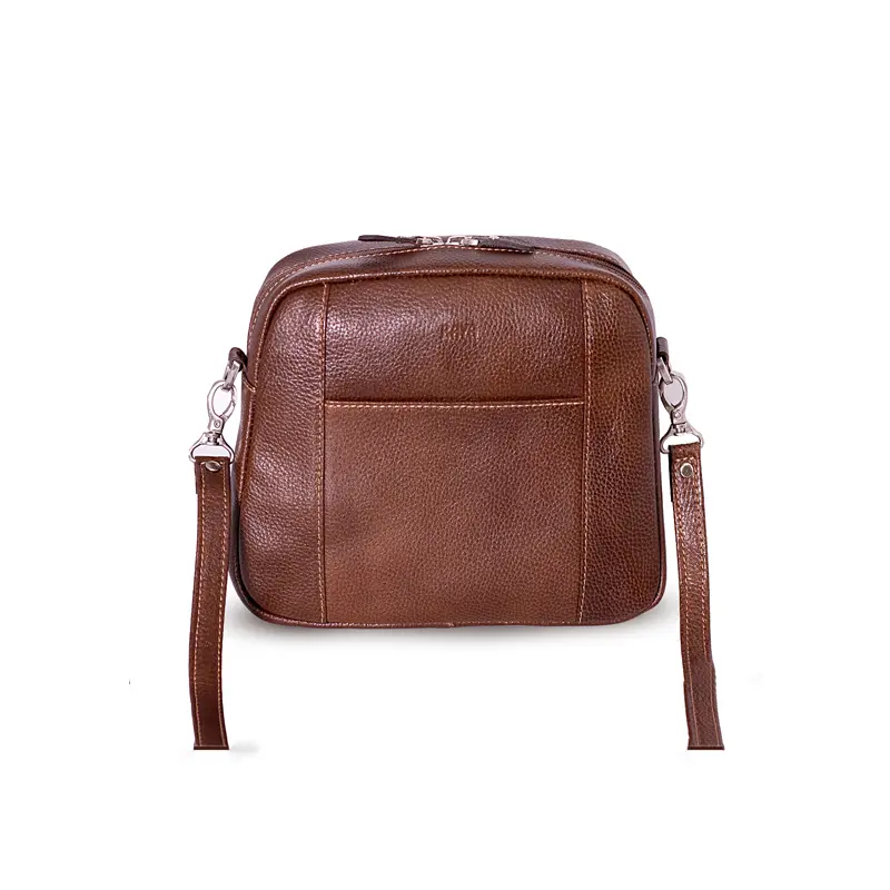 کیف دوشی چرم طرح رونا