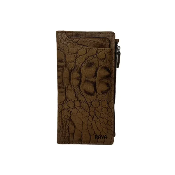 کیف پول کتی مردانه طرح پرهام چرم طبیعی