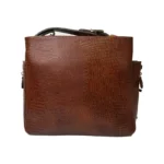 کیف دوشی زنانه طرح دل آرا چرم طبیعی رایا - Image 3