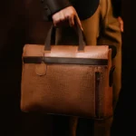 کیف اداری چرم مردانه مدل ترلان چرم طبیعی - Image 2