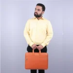 کیف اداری چرم مردانه مدل کابوک چرم طبیعی - Image 2