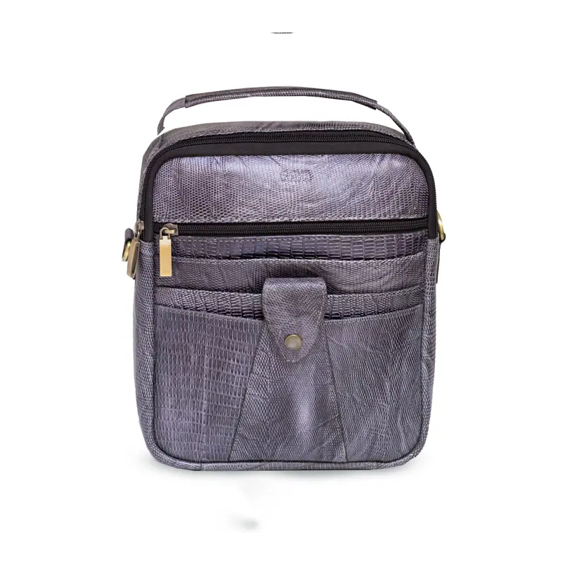 کیف دوشی چرم اطلس طرح لیزارد