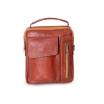 کیف دوشی چرم مردانه طرح هیراد