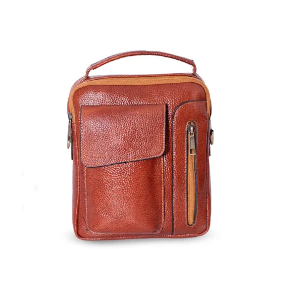 کیف دوشی چرم مردانه طرح هیراد