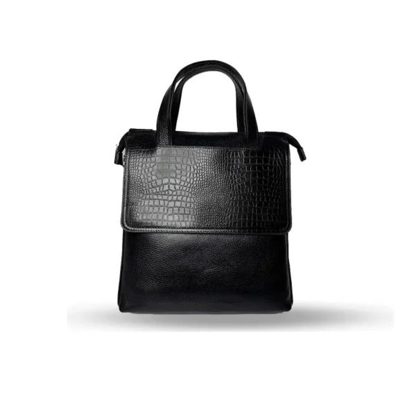 کیف اداری مینی سپهر چرم فلوتر مشکی