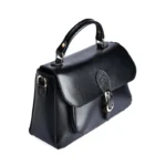 کیف مجلسی نفیس چرم ساده مشکی