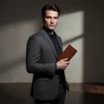 کیف پول کتی مردانه طرح زرین چرم طبیعی - Image 2