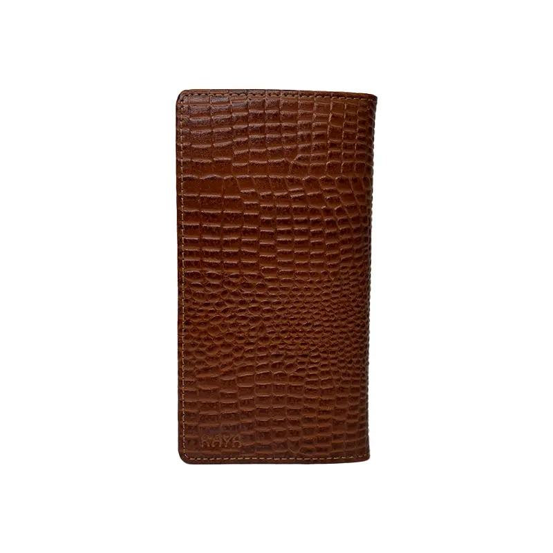 کیف پول کتی مردانه طرح کسری چرم طبیعی