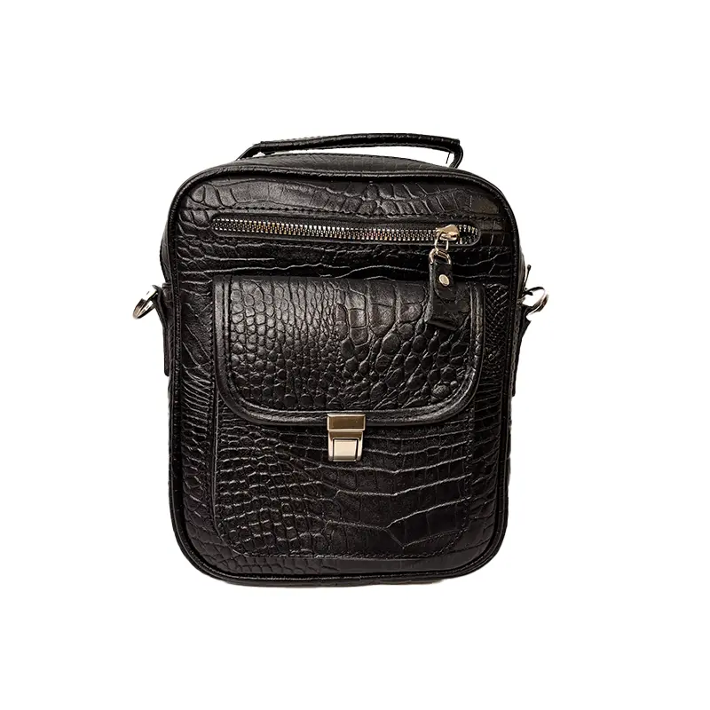 کیف دوشی چرم مردانه طرح هیرو