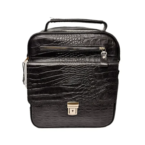 کیف دوشی چرم مردانه طرح هیکو