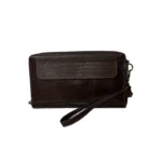 کیف پاسپورتی شاهرخ قهوه ای لیزار