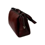 کیف مجلسی چرم زنانه طرح نسیم زرشکی لیزار 2