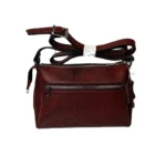 کیف مجلسی چرم زنانه طرح نسیم زرشکی لیزلر 1